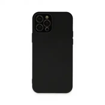 iPhone 12 Pro Kılıf Lansman Glass Kapak - Siyah