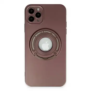 iPhone 12 Pro Kılıf Lukka Magneticsafe Kapak - Kahverengi