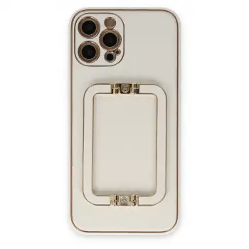 iPhone 12 Pro Max Kılıf Coco Elit Kapak - Beyaz