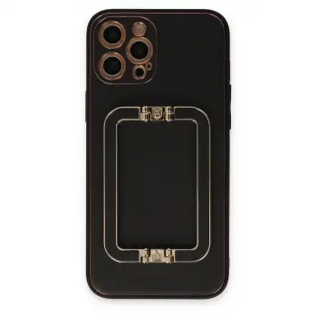 iPhone 12 Pro Max Kılıf Coco Elit Kapak - Siyah