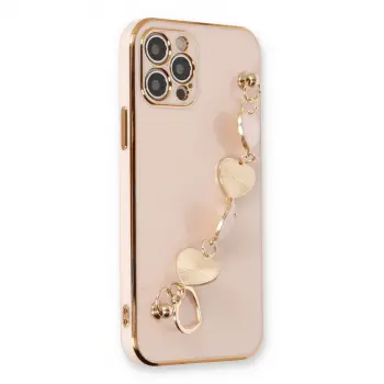 iPhone 12 Pro Max Kılıf Esila Silikon - Pudra