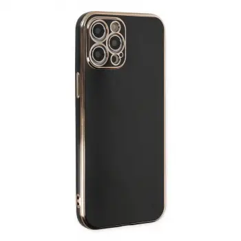 iPhone 12 Pro Max Kılıf Volet Silikon - Siyah