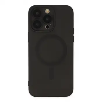 iPhone 13 Pro Kılıf Moshi Lens Magneticsafe Silikon - Siyah