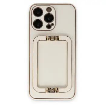iPhone 13 Pro Max Kılıf Coco Elit Kapak - Beyaz