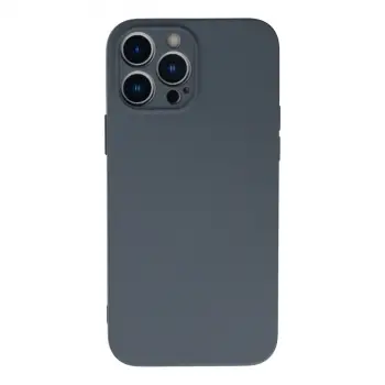 iPhone 13 Pro Max Kılıf Nano içi Kadife Silikon - Gri