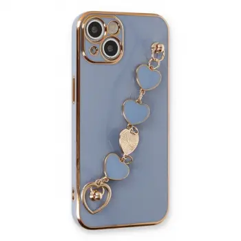 iPhone 14 Plus Kılıf Esila Silikon - Gri