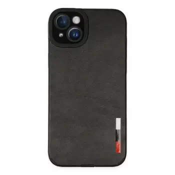 iPhone 14 Plus Kılıf Loop Deri Silikon - Siyah