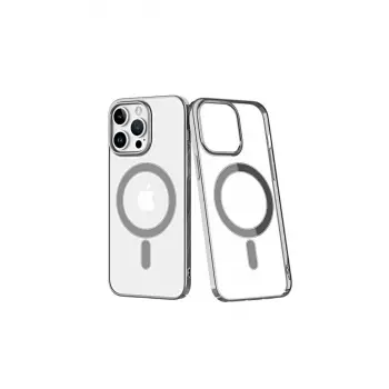 iPhone 14 Pro Kılıf Element Magneticsafe Sert Kapak - Gümüş
