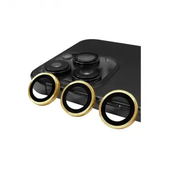 iPhone 14 Pro Max Raze Metal Kamera Lens - Gold