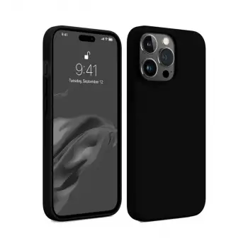 iPhone 15 Pro Kılıf First Silikon - Siyah