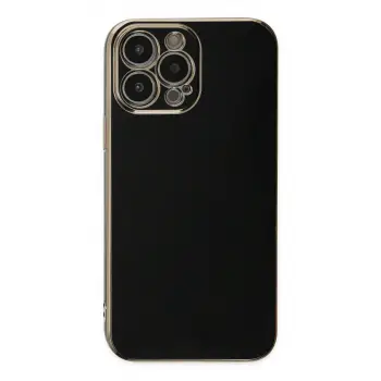 iPhone 15 Pro Max Kılıf Volet Silikon - Siyah