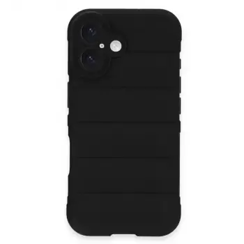 iPhone 16 Kılıf Optimum Silikon - Siyah