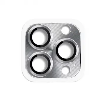 iPhone 16 Pro Max Pers Alüminyum Kamera Lens - Gri