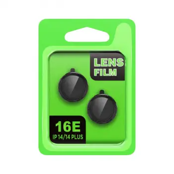 iPhone 16E Raze Metal Kamera Lens - Siyah