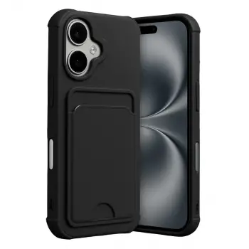 iPhone 17 Kelvin Kartvizitli Silikon - Siyah