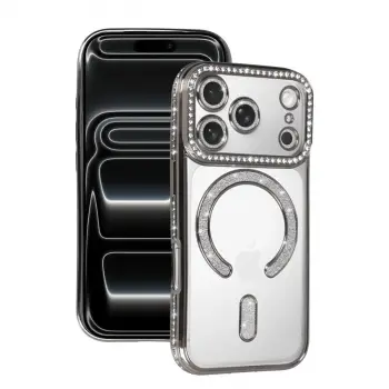 iPhone 17 Pro Joke Simli Magneticsafe Kılıf - Gümüş