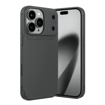 iPhone 17 Pro Max Auto Focus Karbon Kapak - Gri