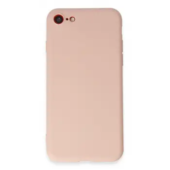 iPhone 7 Kılıf First Silikon - Pudra