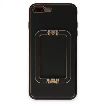 iPhone 7 Plus Kılıf Coco Elit Kapak - Siyah