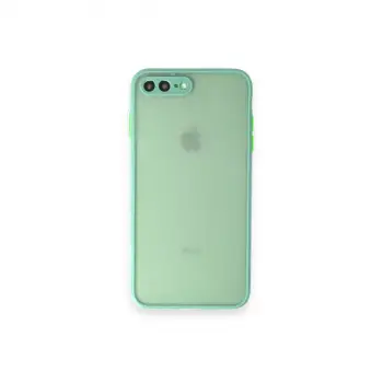 iPhone 7 Plus Kılıf Montreal Silikon Kapak - Turkuaz