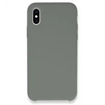 iPhone XS Max Kılıf Lansman Legant Silikon - Gri