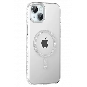 Joko Apple iPhone 14 Move Taşlı Magsafe Kapak - Natural Grey