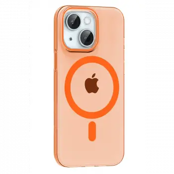 Joko Apple iPhone 14 PC Blank Magsafe Kapak - Turuncu