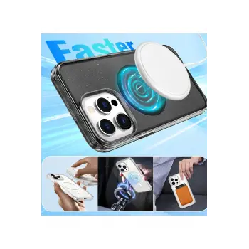 Joko Apple iPhone 15 Pro Max Star Magsafe Kapak - Mor