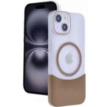 Joko Apple iPhone 15 Velar Magsafe Kapak - Çöl Titanyum