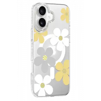 Joko Apple iPhone 16 Floral Magsafe Kapak - Sarı
