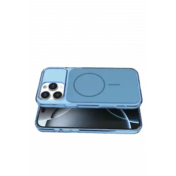 Joko Apple iPhone 16 Pro Max Bruma Magsafe Kapak - Mavi