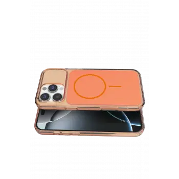 Joko Apple iPhone 16 Pro Max Bruma Magsafe Kapak - Turuncu