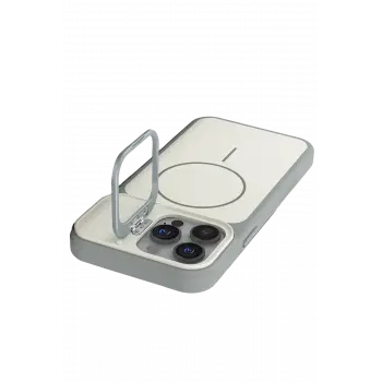 Joko Apple iPhone 16 Pro Max Pale Magsafe Standlı Kapak - Beyaz