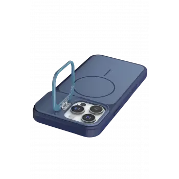 Joko Apple iPhone 16 Pro Max Pale Magsafe Standlı Kapak- Mavi