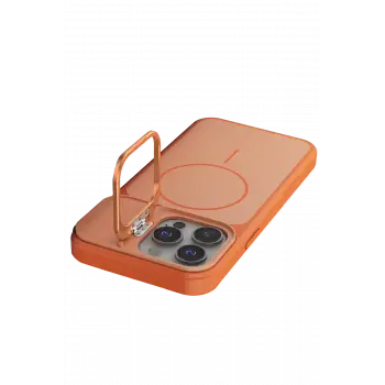 Joko Apple iPhone 16 Pro Max Pale Magsafe Standlı Kapak - Turuncu