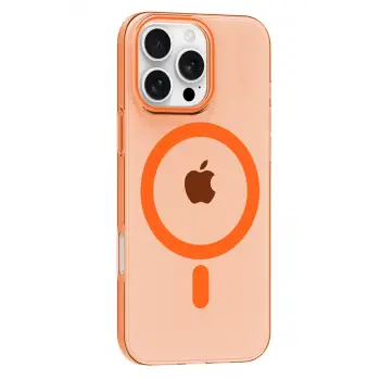 Joko Apple iPhone 16 Pro Max PC Blank Magsafe Kapak - Turuncu