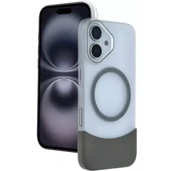 Joko Apple iPhone 16 Velar Magsafe Kapak - Natural Grey