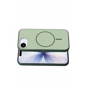 Joko Apple iPhone 16E Neva Magsafe Kapak - Koyu Yeşil