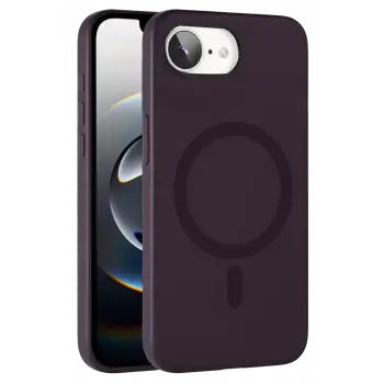 Joko Apple iPhone 16E Tuna PC Slim Magsafe Kapak - Derin Mor