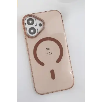Joko Apple iPhone 17 PC Blank Magsafe Kapak - Çöl Titanyum