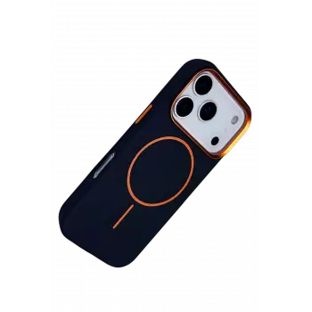 Joko Apple iPhone 17 Pro Max Luno Deri Magsafe Kapak - Mavi