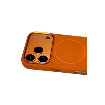 Joko Apple iPhone 17 Pro Max Luno Deri Magsafe Kapak - Turuncu