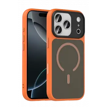 Joko Apple iPhone 17 Pro Max Megane Magsafe Kapak - Turuncu