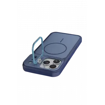 Joko Apple iPhone 17 Pro Max Pale Magsafe Standlı Kapak - Mavi