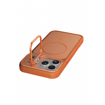 Joko Apple iPhone 17 Pro Max Pale Magsafe Standlı Kapak - Turuncu