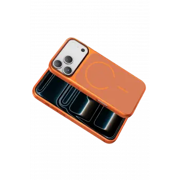 Joko Apple iPhone 17 Pro Rush Magsafe Kapak - Turuncu
