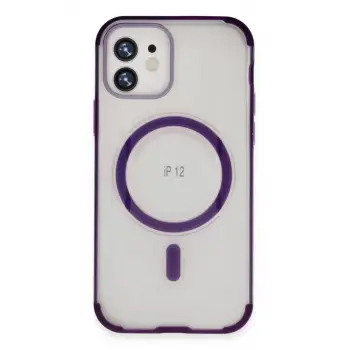 Joko Apple iPhone 12 Hilton Magsafe Kapak - Derin Mor