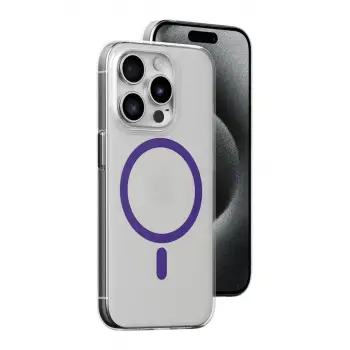 Joko Apple iPhone 14 Pro Max Kılıf Bubble Magsafe Kapak - Mor