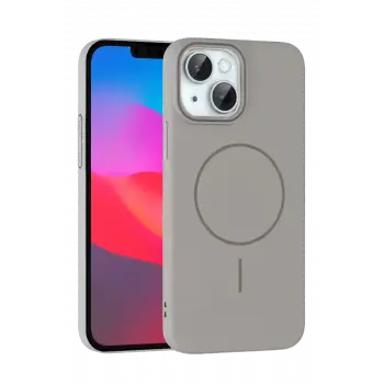 Joko Apple iPhone 15 Plus Broş Magsafe Kapak - Titan Gri