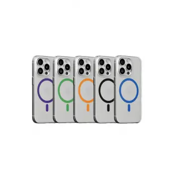 Joko iPhone 15 Pro Kılıf Bubble Magsafe Kapak - Mavi